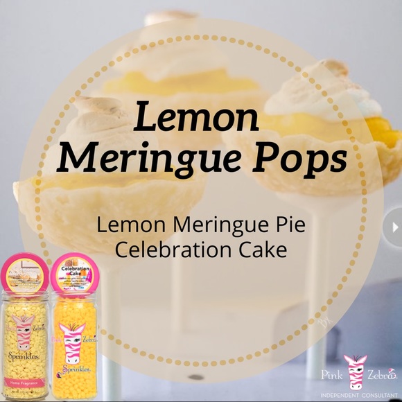 Pink Zebra Sprinkles ‘Lemon Meringue Pops’ - Picture 1 of 7